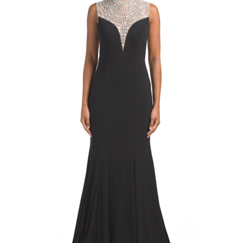 JOVANI Long Gown With Beading